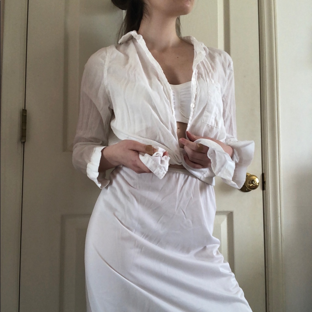 Divided H&M White Button Down